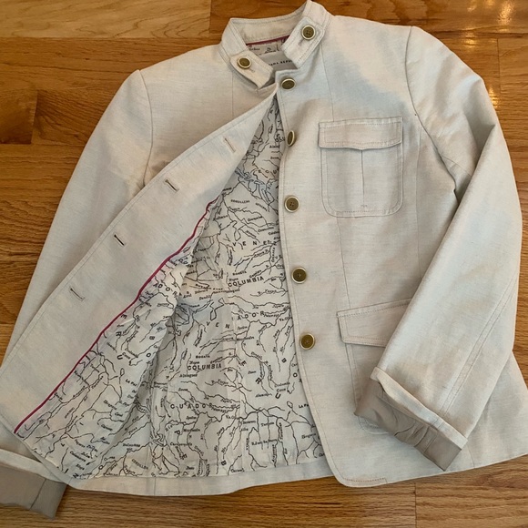 Banana Republic Linen Camper Blazer - Picture 2 of 11